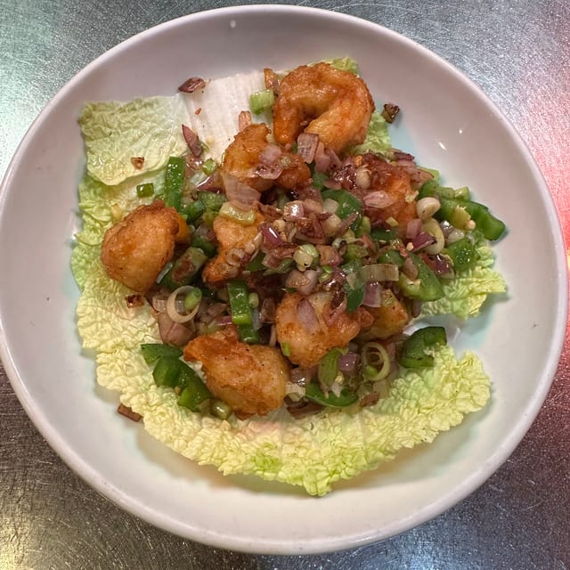 Salt & Pepper Prawns.