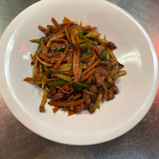Sichuan Stir-Fry Dinner.