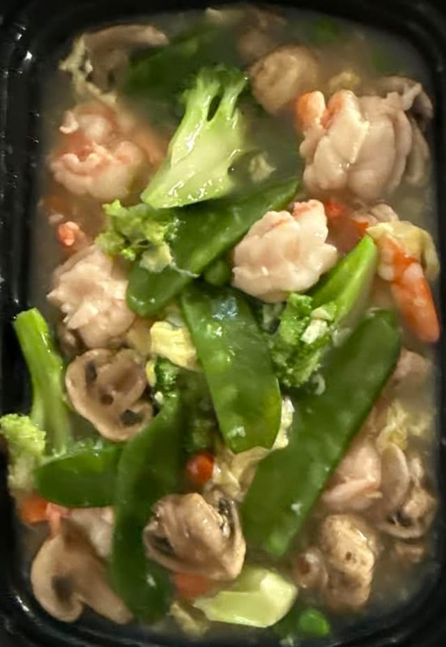 Shrimp w/ Lobster Sauce Lunch.