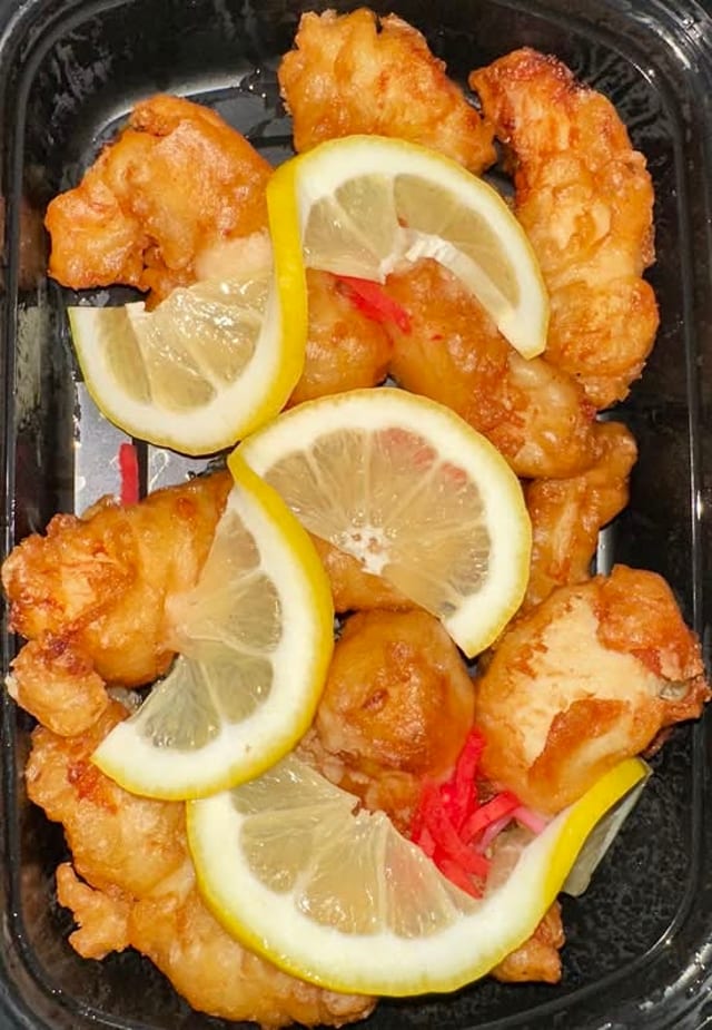 Lemon Chicken Dinner.
